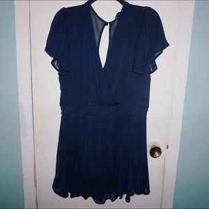 Navy blue romper